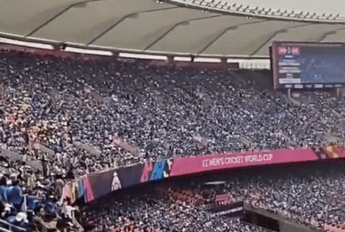 Ind Vs Pak Goosebump Moment: Watch People Sing 'Jai-Shree Ram' At Narendra Modi Stadium