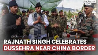 Rajnath Singh celebrates Vijaya Dashami at Tawang War Memorial, near Indo-China border