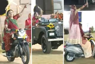 Navratri 2023: Rajput Women Perform 'Garba' With Swords In Hand In Rajkot; WATCH VIDEO