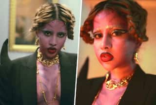 Urfi Javed Stuns in Halloween Inspired Topless Avatar - Watch