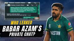 Babar Azam WhatsApp Chat Leak: Is there rift in Pakistan cricket board?