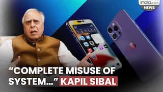 Complete misuse of system       Kapil Sibal criticises Centre over Apple   s hacking attempt alerts