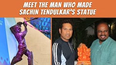 World Cup : Meet the man who made Sachin Tendulkar Statue | Sachin | Ind vs Sl | Shami | Virat Kohli