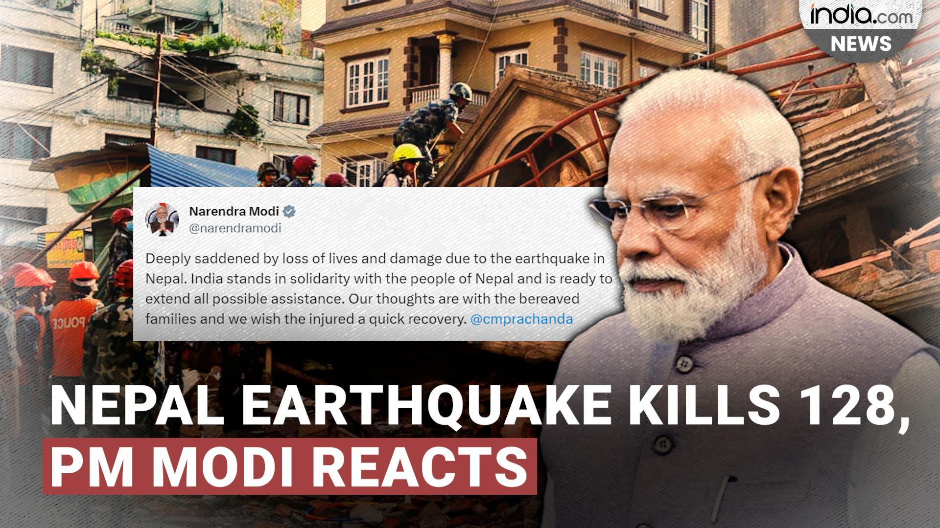 Earthquake of 6.4 magnitude claims 128 lives in Nepal, PM Modi “deeply saddened”