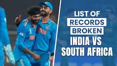 World Cup 2023: List of Records Broken during Ind vs Sa | Virat Kohli | Rohit Sharma | Jadeja