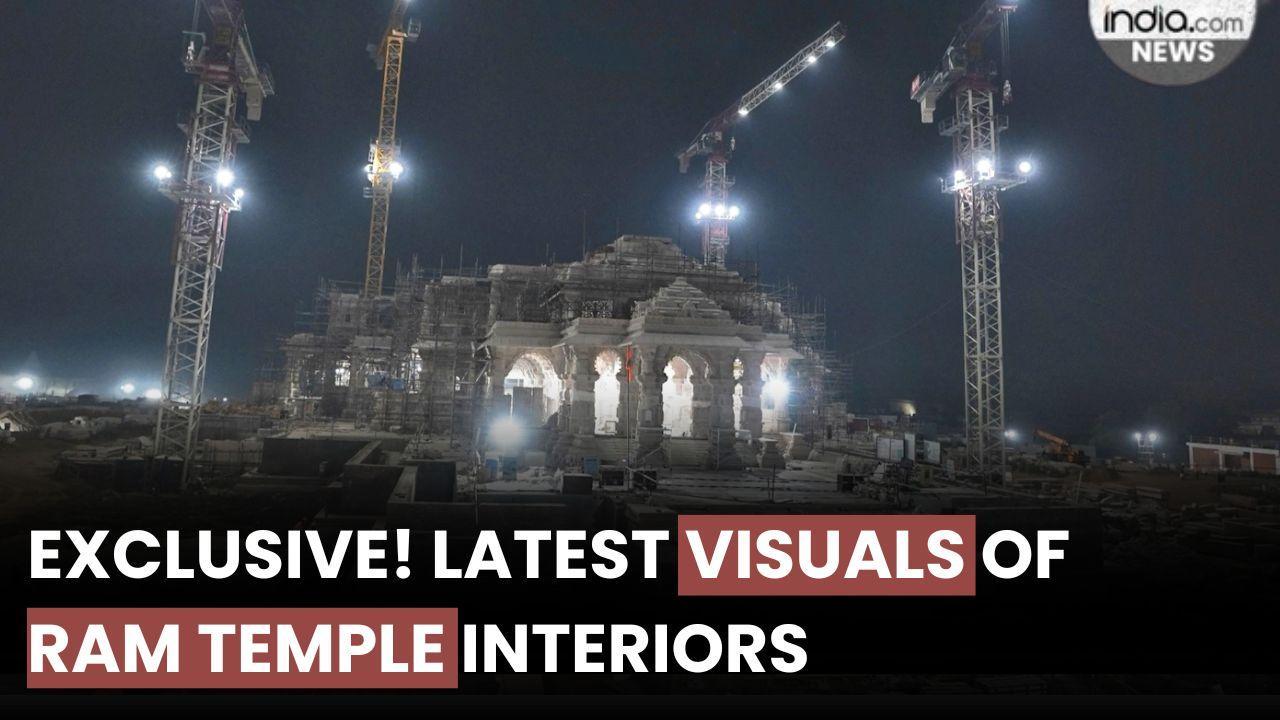 Exclusive! Shri Ram Janmabhoomi Teerth Kshetra shares splendid visuals of temple interiors