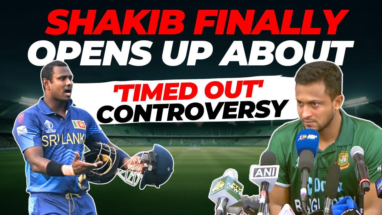 Shakib Al Hasan Reacts to Angelo Mathews Timed Out Dismissal, says 