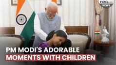 PM Narendra Modi   s light-hearted, adorable moments with children in Ranchi