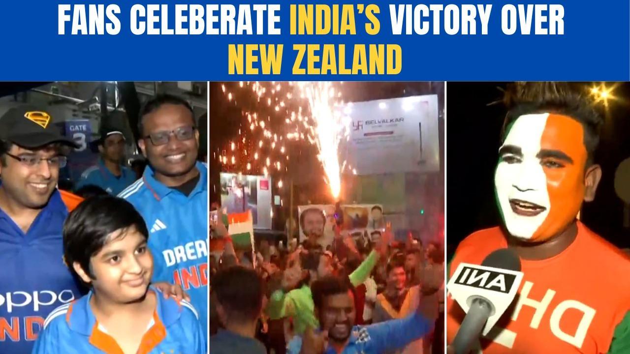 World Cup 2023: Fans Celebrate Team India's Win In Semi Final