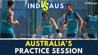 India vs Australia 1st T20I: First visuals of Australia's practice session in Vishakhapatnam
