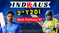India vs Australia 3rd T20I fantasy XI | Cricket news | Ind vs Aus