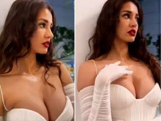 Disha Patani : सफेद डीप नेक ड्रेस में दिशा पाटनी ने तोड़ दी बोल्डनेस की सारी बेड़ियां, फैंस बार-बार देख रहे ये तस्वीरें