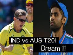 IND Vs AUS 1st T20i Dream11 Team: आज भारत बनाम ऑस्ट्रेलिया मैच- ऐसे बनाए ड्रीम 11 टीम, हो जाएंगे मालामाल