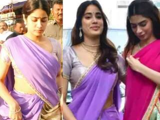Diwali Puja : तिरूपति में पहनी साड़ी को Janhvi Kapoor ने किया रिपीट, Khushi Kapoor ने पहने बड़ी बहन के कपड़े, फैंस पूछ रहे ऐसे सवाल