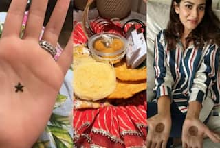 Karwa Chauth 2023: From Kiara, Mira's Minimal Mehendis to Shilpa's Sargi Thali, A Look at How Celebs Celebrate The Festival