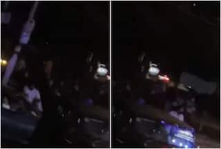 WATCH: Waiter Dragged On Car Bonnet, Staff Attacked With Swords In Tussle Over Bill At Haryana Nightclub