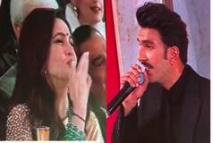 Nita Ambani Gives a Flying Kiss to Ranveer as he Tells Her She's 'Looking Like a Wow' - Check Viral Video