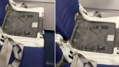 IndiGo Flight  में टूटी हुई सीट, यात्री ने तस्वीर शेयर की और सोशल मीडिया पर हंगामा मच गया