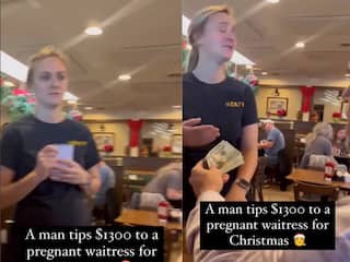 प्रेग्नेंट वेट्रेस को टिप में मिले एक लाख रुपये, कस्टमर की दरियादिली ने कर दिया इमोशनल