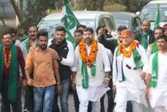Lok Dal Secretary Vijender Singh Visits Meerut for First Time After Assuming Office, Receives Grand Welcome