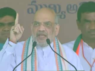 'BRS का मतलब भ्रष्टाचार' - तेलंगाना में चुनाव प्रसार में KCR पर जमकर बरसे अमित शाह