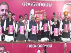 Congress Makes BIG Promises In Manifesto For Rajasthan; Vows 10L Jobs In 5Yrs, Interest-Free Loan To Farmers