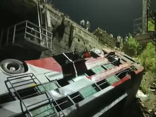 4 Dead, Several Injured As Bus Falls On Railway Track In Rajasthan