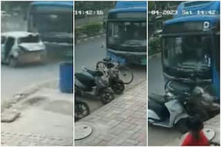 Watch: DTC Bus Rams Into Over a Dozen Vehicles in Delhi's Rohini, One Killed
