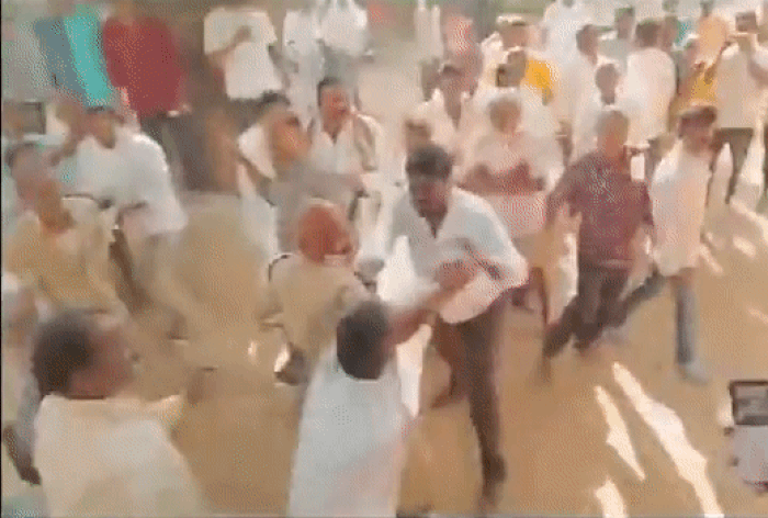 Telangana Polls: Scuffle Breaks Out Between Congress, BJP And BRS Workers At Jangaon Polling Booth