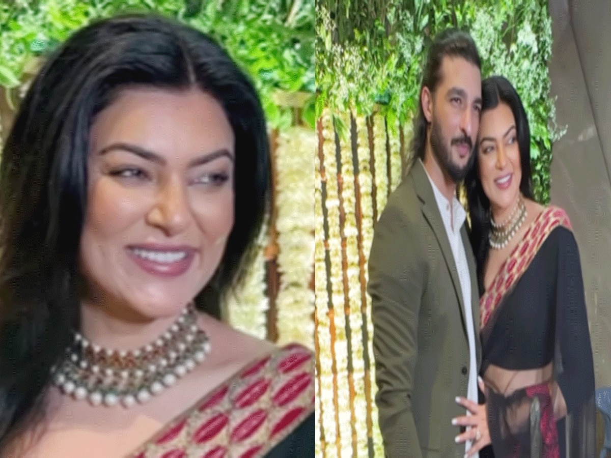 रोहमन शॉल के साथ दिवाली पार्टी में गईं सुष्मिता, एक्ट्रेस का पल्लू संभालते नजर आए एक्स-बॉयफ्रेंड