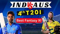 India vs Australia 4th T20I fantasy XI | Cricket news | Ind vs Aus