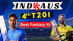 India vs Australia 4th T20I fantasy XI | Cricket news | Ind vs Aus