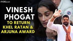 Wrestlers Vinesh Phogat to Return Khel Ratna, Arjuna Awards | WFI Suspenpend | Sakshi Malik