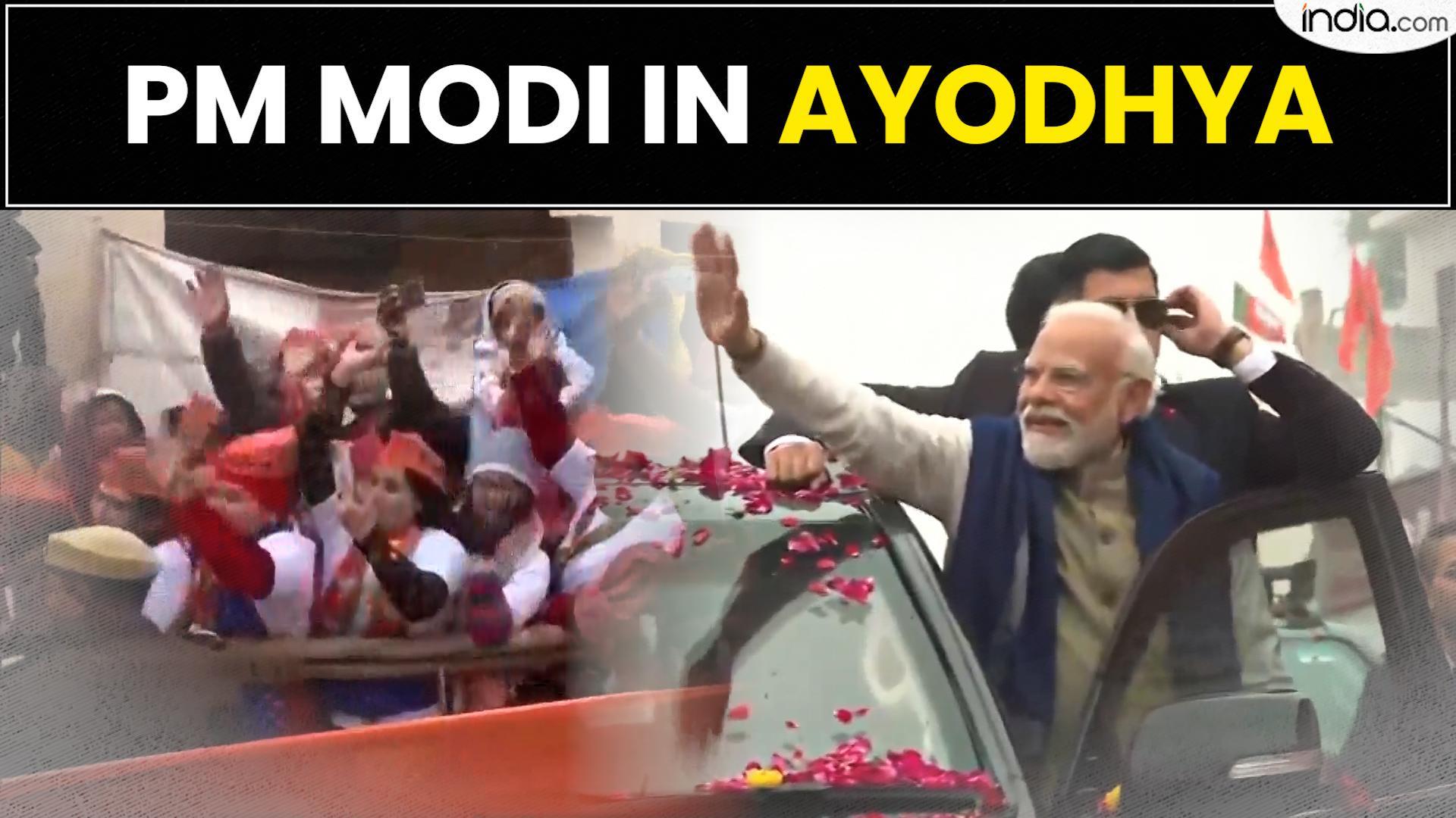 WATCH: PM Modi In Ayodhya | Public Roadshow, Inauguration of Airport, Train Station | Ram Mandir