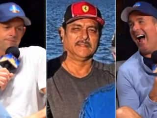 WATCH: एडम गिलक्रिस्ट ने कैप को लेकर रवि शास्त्री का उड़ाया मजाक, माइकल वॉन की छूटी हंसी