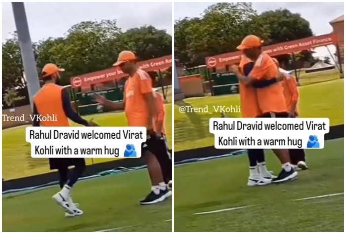 WATCH | Rahul Dravid Welcoming 'KING' Kohli With a Hug is PRICELESS