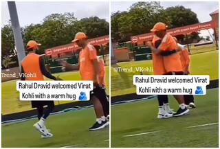 WATCH | Rahul Dravid Welcoming 'KING' Kohli With a Hug is PRICELESS