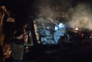 Guna Bus Fire: Death Toll At 13 After Driver's Charred Body Found; CM Yadav Suspends 2 Officials
