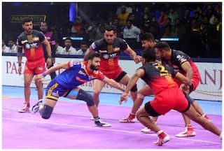 Pro Kabaddi League 2023: Pardeep Narwal's SUPER 10 Takes UP Yoddhas Over The Line Against Bengaluru Bulls