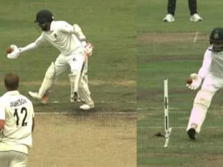 WATCH: गली क्रिकेट के बच्चों की तरह आउट हुए Mushfiqur Rahim, वीडियो देखकर नहीं रुकेगी आपकी हंसी