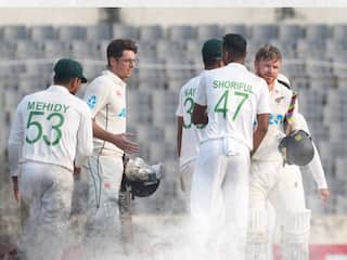 BAN vs NZ- मुश्किल में फंसी न्यूजीलैंड ने बांग्लादेश को हराया, सीरीज 1-1 से बराबर