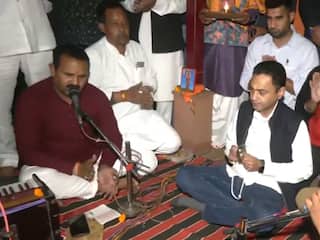 MP Election Results से पहले नकुलनाथ ने हनुमान मंदिर में बजाया मंजीरा, किया जीत का दावा, वीडियो