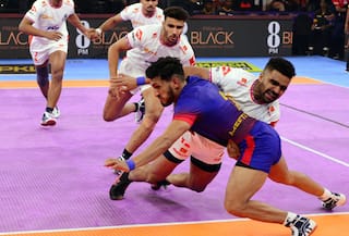 PKL Season 10: Naveen's 16-Point Performance Goes In Vain As Haryana Steelers Clinch Thriller