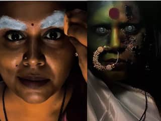 सुनकर रोंगटे खड़े हो जाएंगे: डरावनी कहानी सुनाते-सुनाते महिला ने किया 'भूतिया मेकअप'