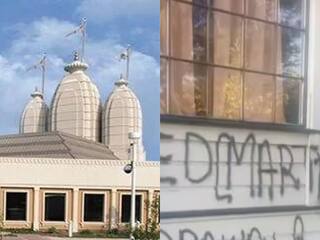 न्यूआर्क शहर में हिंदू मंदिर को निशाना बनाने पर अमेरिका ने की निंदा, दीवारों पर लिखे थे भारत विरोधी नारे