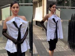 Urfi Javed हैं कि मानती नहीं! शर्ट और टाई को पहनने की बजाए गले में टांगकर पहुंची उर्फी, दिमाग चकरा देगा ये Video