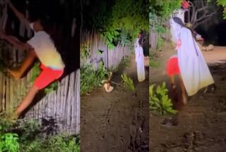 Viral Video Today: अंधेरा होते ही शुरू किया भूतिया प्रैंक, फिर जो दिखा हंसी नहीं रोक पाएंगे | देखें वीडियो