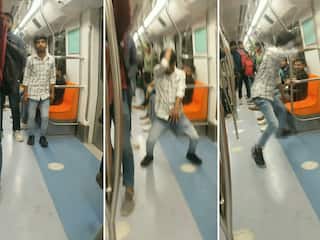 Metro Ka Video: मेट्रो में अचानक बेकाबू हो गया लड़का, जिसने भी देखा हिल ही गया | देखें वीडियो