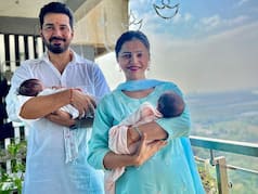 Rubina Dilaik, Abhinav Shukla Introduce Their Twin Daughters, First PICS Will Melt Your Heart