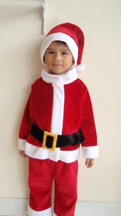 क्रिसमस पर इस तरह अपने बच्चों को बनाएं क्यूट Santa Claus